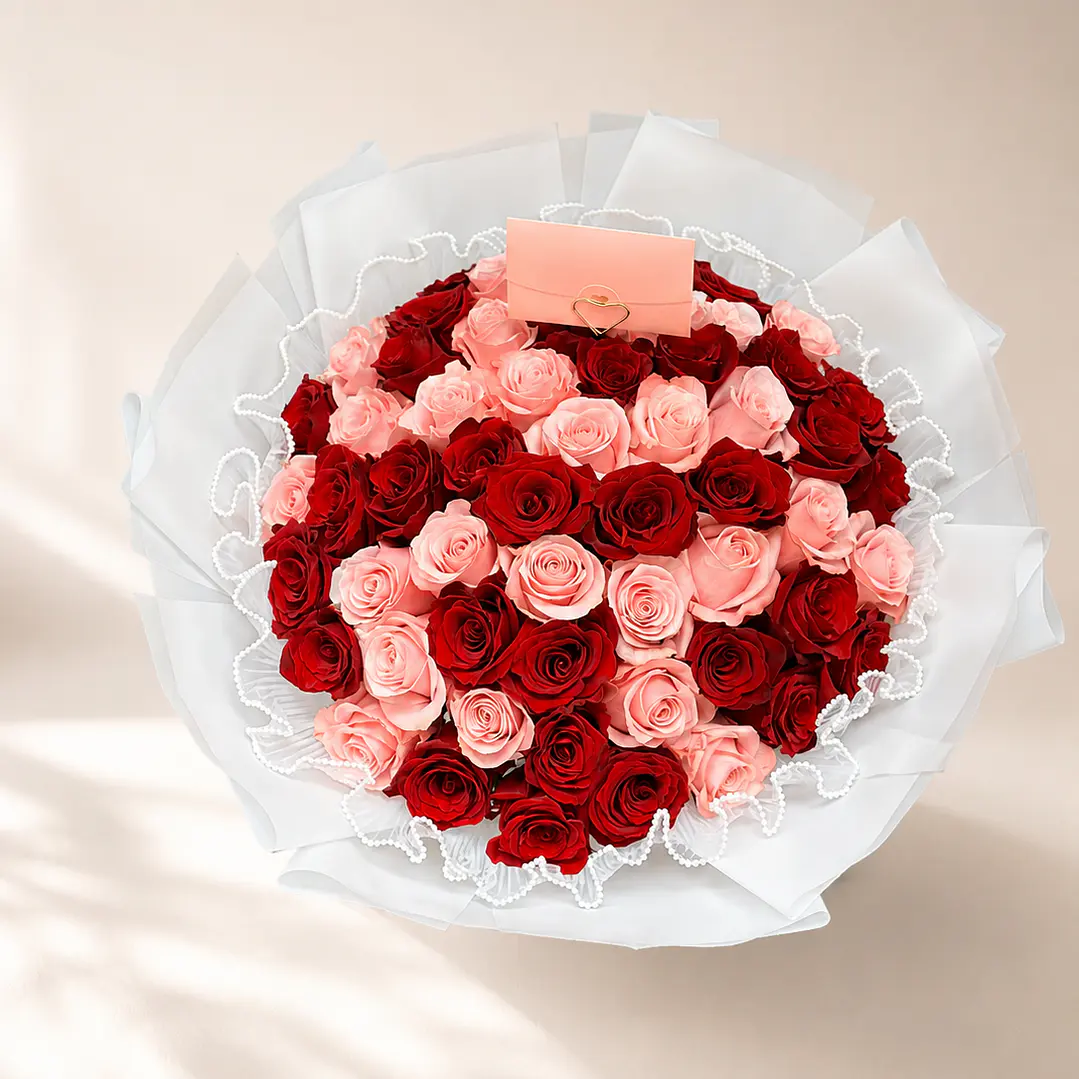 Ramo 50 rosas mixto  2