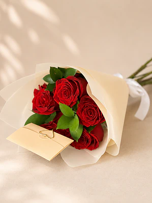 Ramo de 5 rosas 
