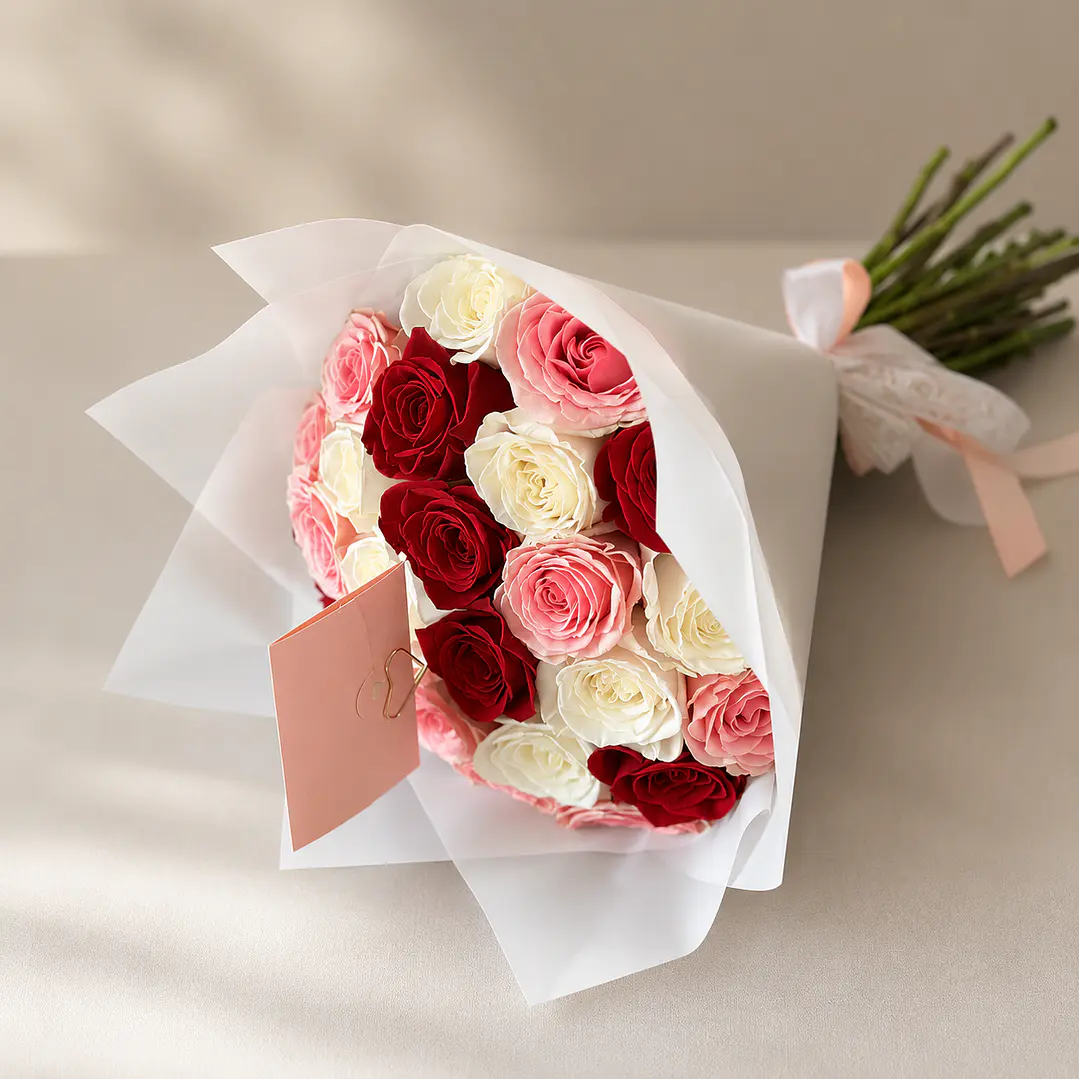 Ramo 24 rosas mixto 1