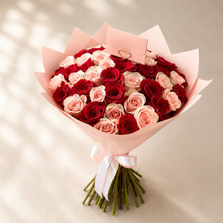 Ramo 50 rosas mixto 1