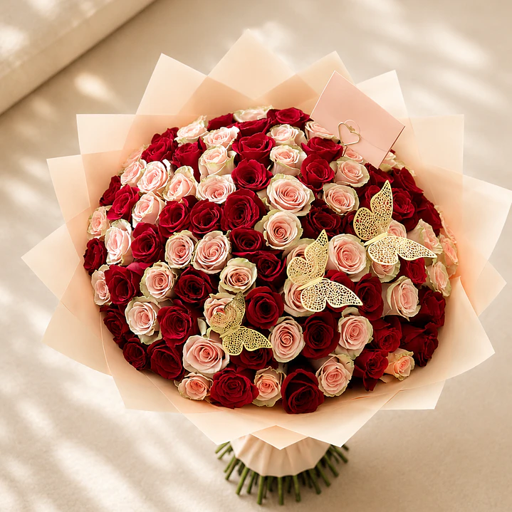 Ramo 100 rosas mixto 1