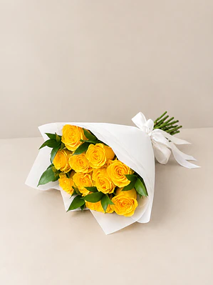 Ramo 10 rosas amarillas 💛