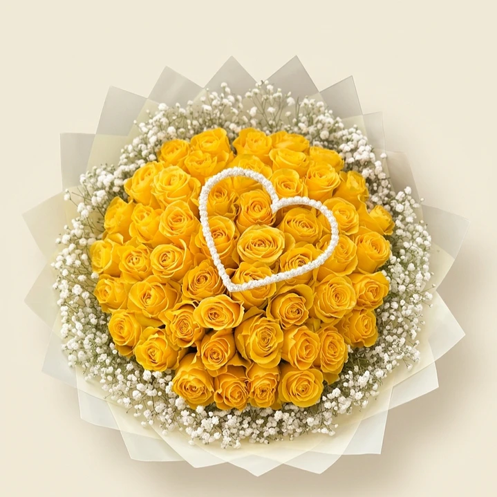 50 rosas amarillas 1