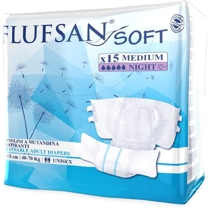 Flufsan Soft Talla M | Día + Noche + 1 Día GRATIS (45 Unidades) 3