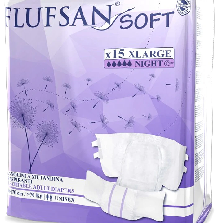Flufsan Soft Talla XL | Día + Noche + 1 Día GRATIS (45 Unidades) 3