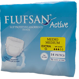 Flufsan Active Talla M | Día + Noche + 1 Día GRATIS (42 Unidades)