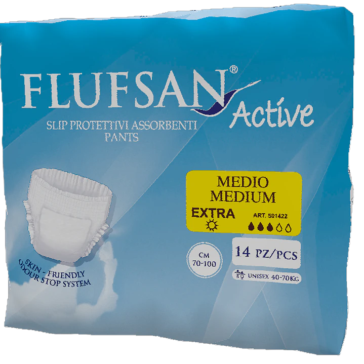 Flufsan Active Talla M | Día + Noche + 1 Día GRATIS (42 Unidades) 2