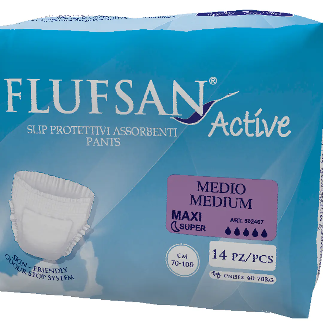 Flufsan Active Talla M | Día + Noche + 1 Día GRATIS (42 Unidades) 3