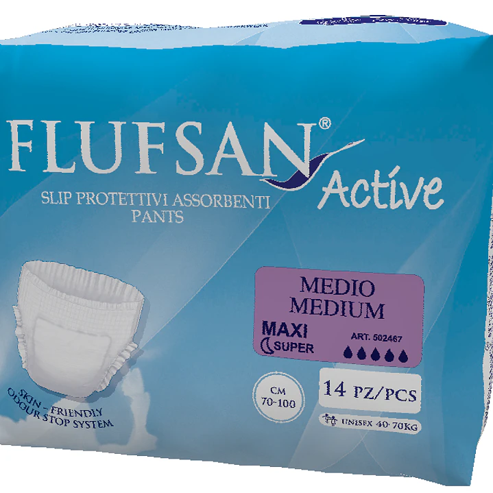 Flufsan Active Talla M | Día + Noche + 1 Día GRATIS (42 Unidades) 3
