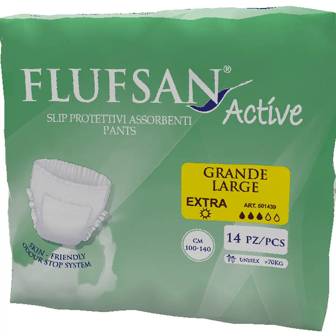 Flufsan Active Talla L | Día + Noche + 1 Día GRATIS (42 Unidades) 2