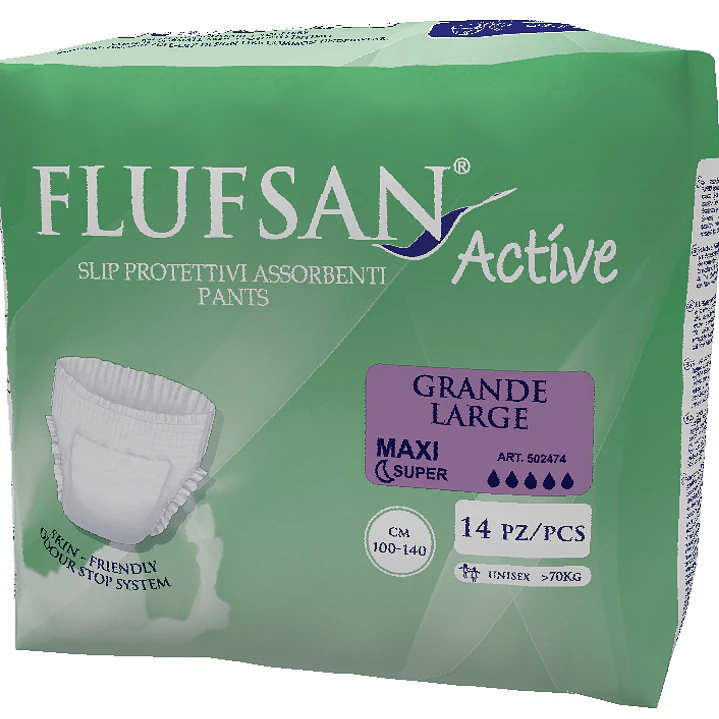 Flufsan Active Talla L | Día + Noche + 1 Día GRATIS (42 Unidades) 3