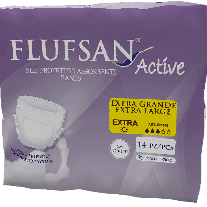 Flufsan Active Talla XL | Día + Noche + 1 Día GRATIS (42 Unidades) 2
