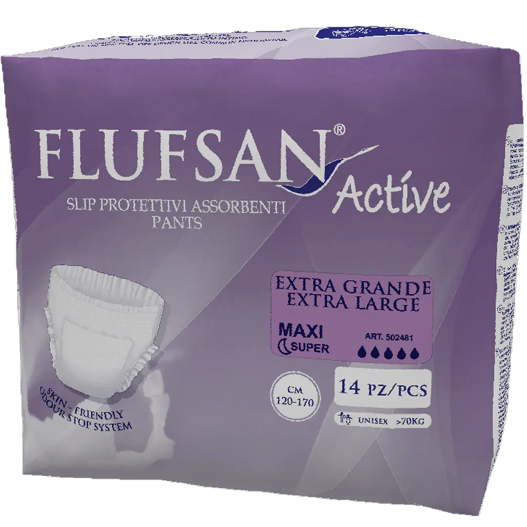 Flufsan Active Talla XL | Día + Noche + 1 Día GRATIS (42 Unidades) 3