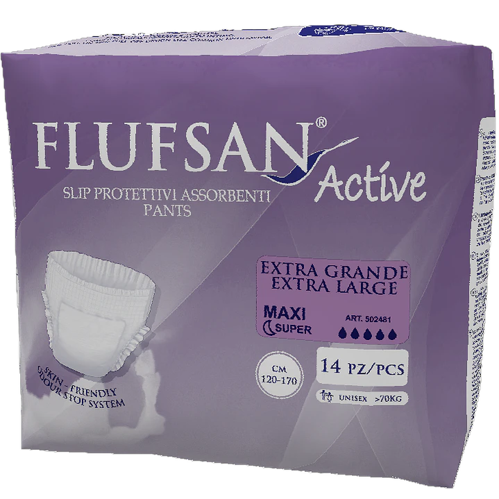 Flufsan Active Talla XL | Día + Noche + 1 Día GRATIS (42 Unidades) 3