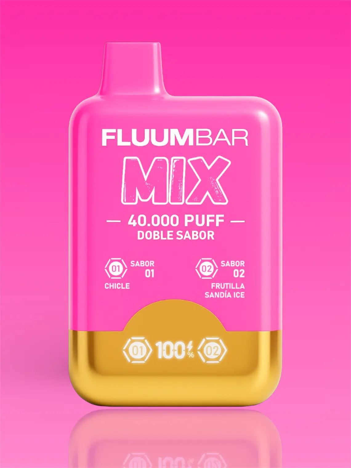 FLUUMBAR MIX | Chicle & Frutilla Sandía Ice 1