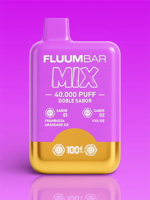 FLUUMBAR MIX | Frambuesa Arándano Ice & Uva Ice