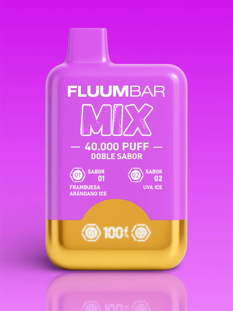 FLUUMBAR MIX | Frambuesa Arándano Ice & Uva Ice 1