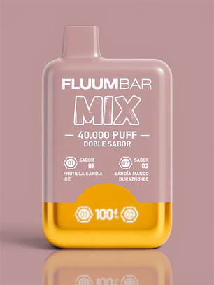 FLUUMBAR MIX | Frutilla Sandía Ice & Sandía Mango Durazno Ice