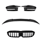 Aero Carbon Kit – BMW Serie 3 G20 LCI (320i / 330i) | Parrilla + Spoiler + Tapas espejo Dry Carbon - Miniatura 1