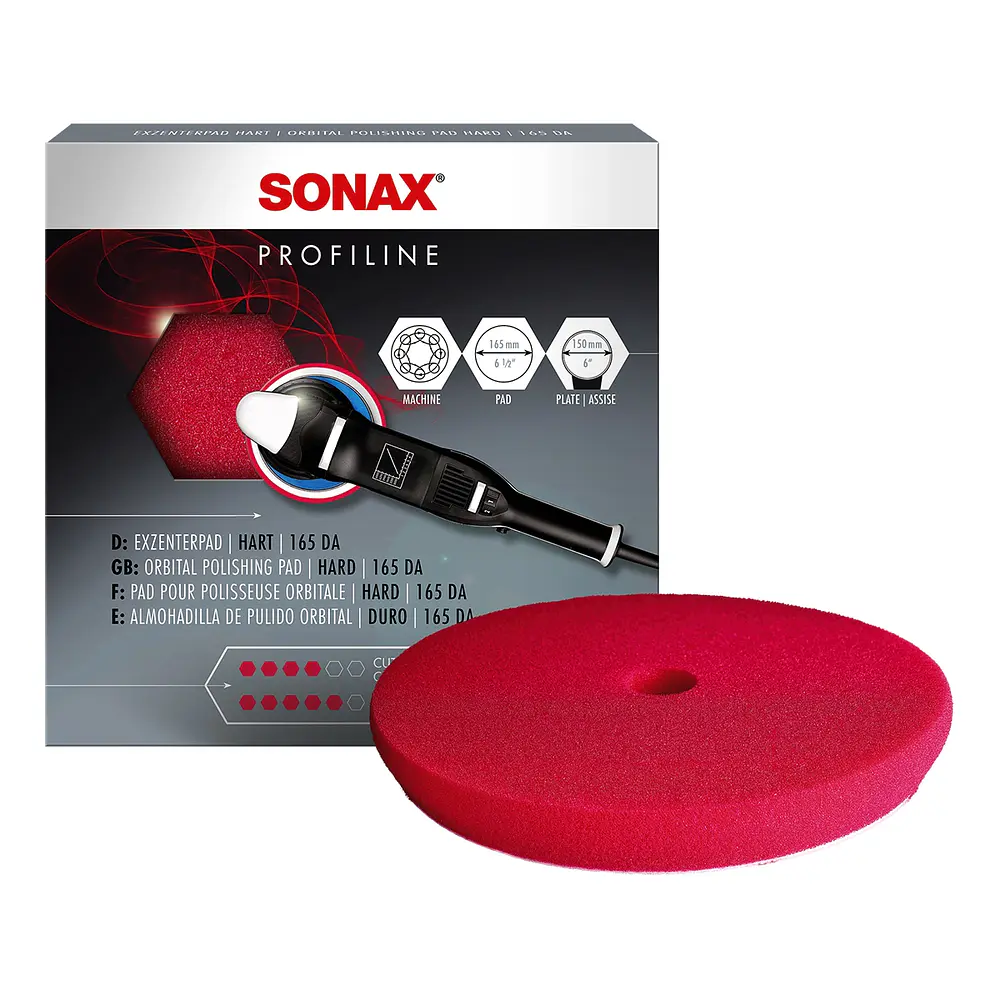 Pad Sonax Rojo Corte Alto 6.5 Pulgadas 165 Mm 1