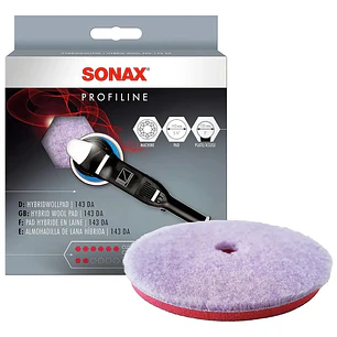 Pad Sonax Bonete Hibrido Lana Acrilica 143 Mm