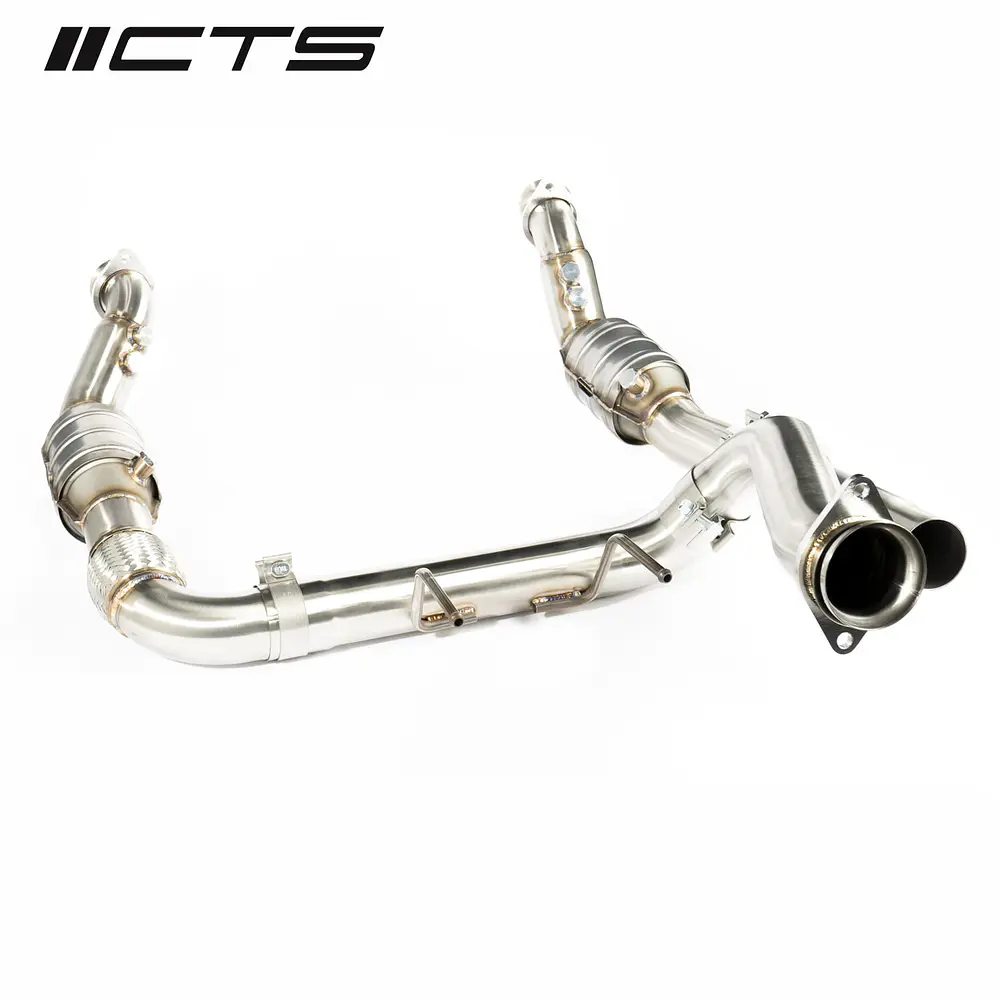 CTS Turbo Ford Raptor EcoBoost 3.5L High-Flow Cat Downpipes - IMPORTACION RAPIDA 1