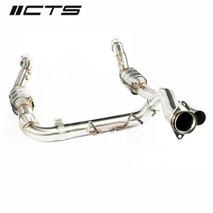 CTS Turbo Ford Raptor EcoBoost 3.5L High-Flow Cat Downpipes - IMPORTACION RAPIDA