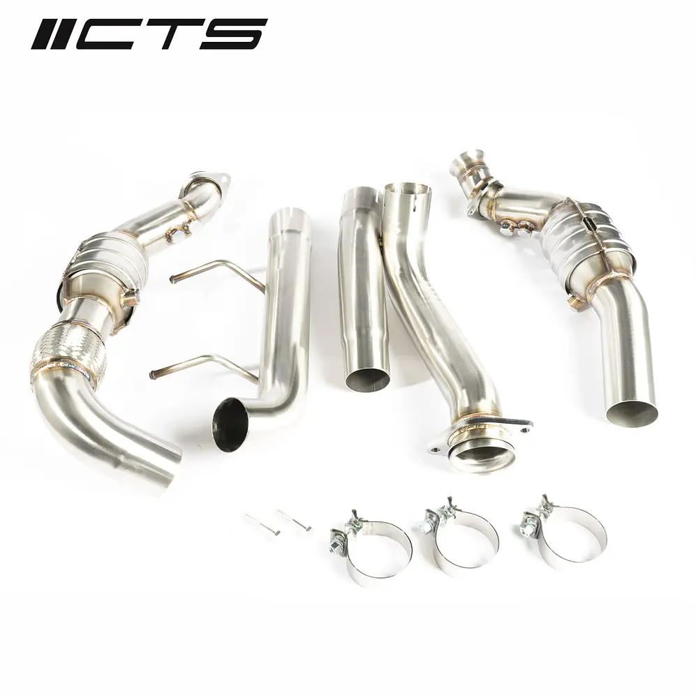 CTS Turbo Ford Raptor EcoBoost 3.5L High-Flow Cat Downpipes - IMPORTACION RAPIDA 2