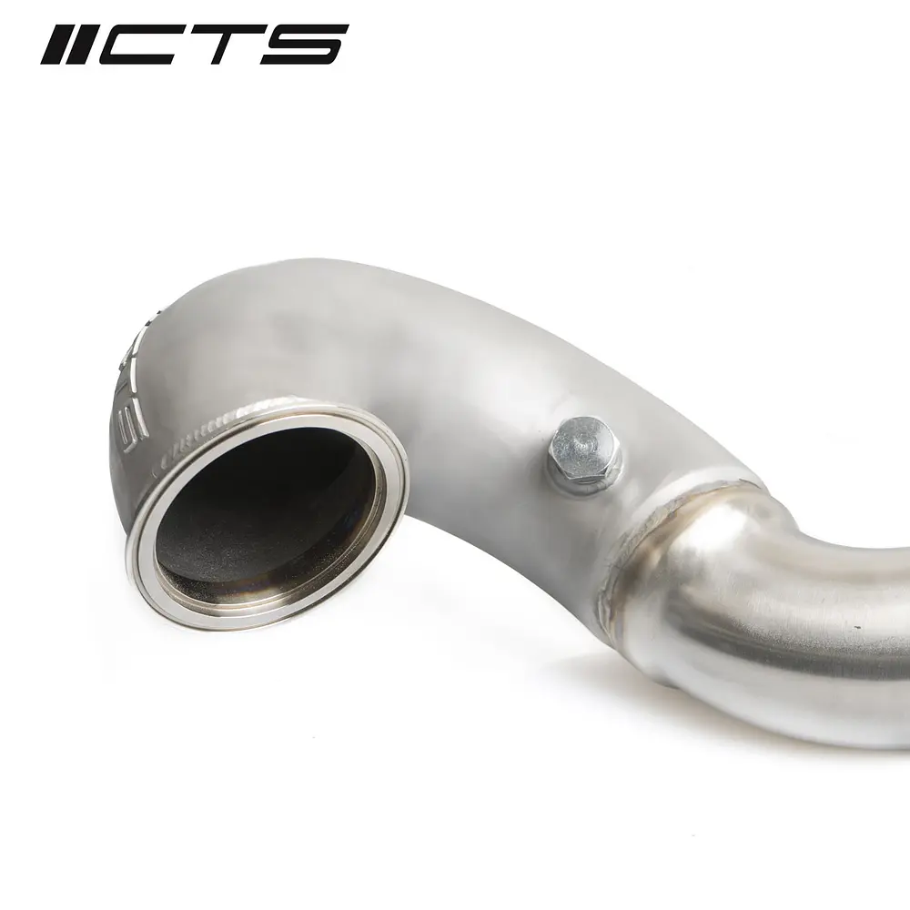 CTS Turbo MQB FWD Exhaust Downpipe with HIGH FLOW CAT (MK7/MK7.5 Golf, GTI, GLI, A3 FWD) - IMPORTACION RAPIDA 2