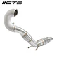 CTS Turbo MQB FWD Exhaust Downpipe with HIGH FLOW CAT (MK7/MK7.5 Golf, GTI, GLI, A3 FWD) - IMPORTACION RAPIDA - Miniatura 4
