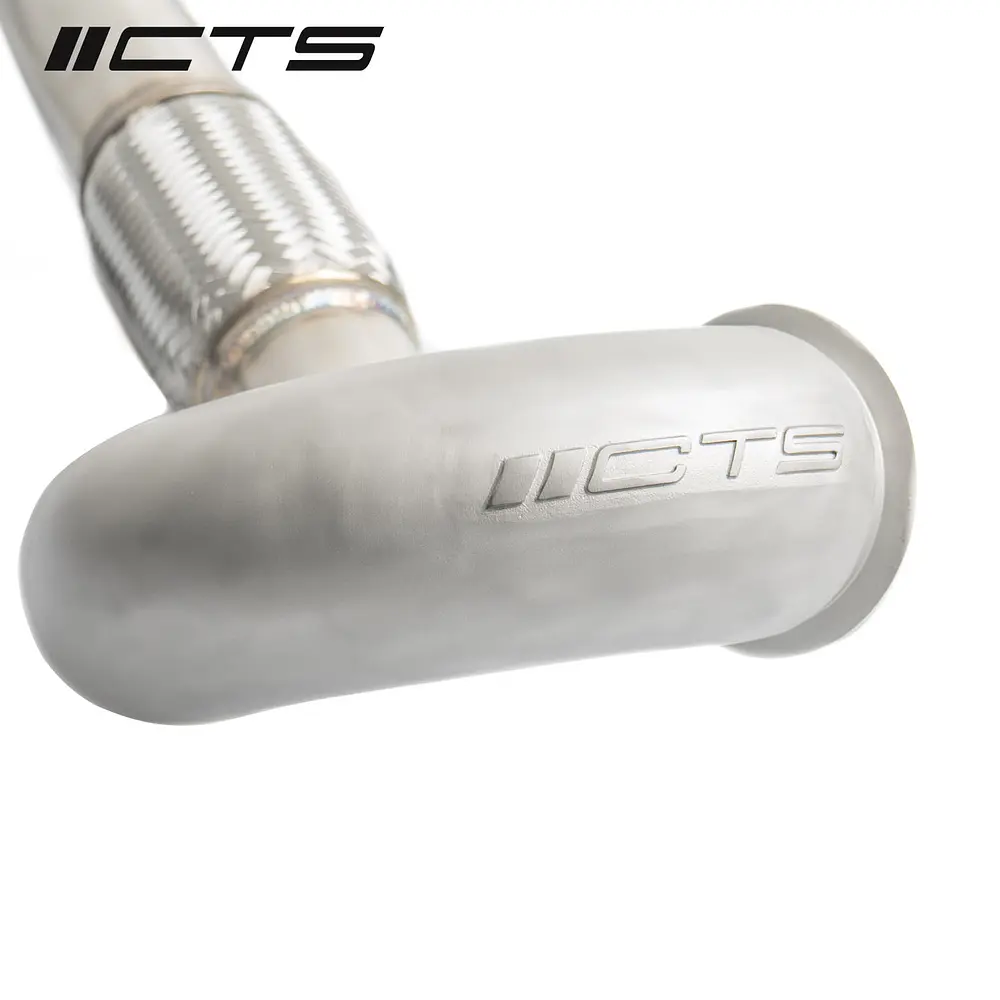 CTS Turbo MQB FWD Exhaust Downpipe with HIGH FLOW CAT (MK7/MK7.5 Golf, GTI, GLI, A3 FWD) - IMPORTACION RAPIDA 5