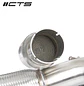 CTS Turbo MQB AWD Exhaust Downpipe with HIGH FLOW CAT (MK7/MK7.5 Golf AWD, Golf R, A3/S3/TT/TT-S Quattro) - IMPORTACION RAPIDA - Miniatura 5