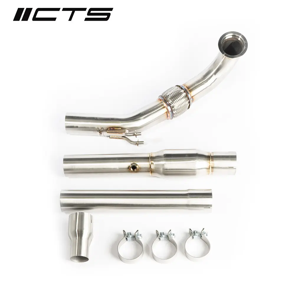 CTS Turbo Gen3 1.8T/2.0T TSI Downpipe with High-Flow Cat - IMPORTACION RAPIDA 1