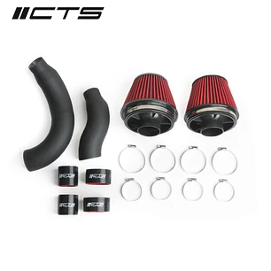 CTS TURBO C7 S6/S7/RS7 Dual 3″ intake Kit with 6″ Velocity Stack - IMPORTACION RAPIDA