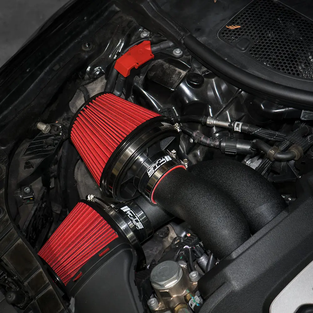 CTS TURBO C7 S6/S7/RS7 Dual 3″ intake Kit with 6″ Velocity Stack - IMPORTACION RAPIDA 2