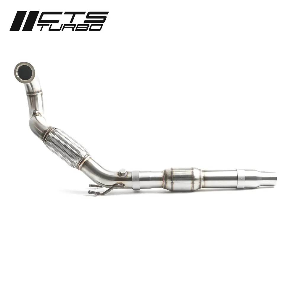CTS Turbo MK6/MK7 Jetta 1.4T/1.5T, MK7 Golf 1.4TSI/1.5TSI 3″ Downpipe with HIGH-FLOW CAT for EA211 engines - IMPORTACION RAPIDA 2