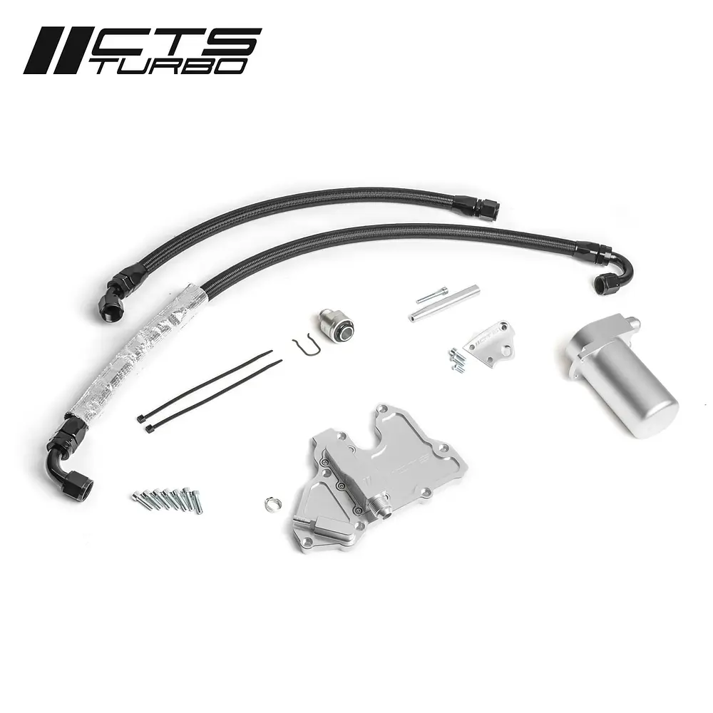 CTS Turbo MQB VW Golf/Alltrack/Sportwagen and MQB VW GTI/GLI Oil Catch Can Kit (MK7 and MK7.5) - IMPORTACION RAPIDA 1