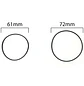 O-ring for CTS oil catch can – 61mm - IMPORTACION RAPIDA - Miniatura 2