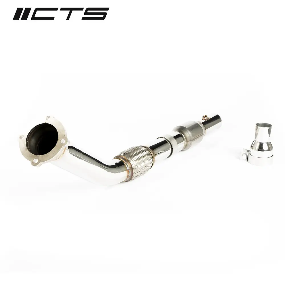 CTS Turbo MK4 1.8T Downpipe High-Flow Cat - IMPORTACION RAPIDA 3