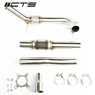 CTS Turbo MK6 Golf R 2.0T, MK2 Audi TT Quattro/TT-S 2.0T, 8P A3 Quattro/S3 2.0T High Flow CAT Downpipe - IMPORTACION RAPIDA