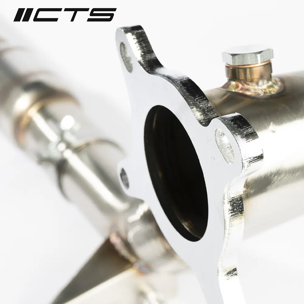 CTS Turbo MK6 Golf R 2.0T, MK2 Audi TT Quattro/TT-S 2.0T, 8P A3 Quattro/S3 2.0T High Flow CAT Downpipe - IMPORTACION RAPIDA 7
