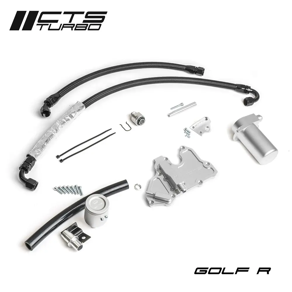 CTS Turbo MK7 Golf R / 8V S3 Catch Can Kit - IMPORTACION RAPIDA 1