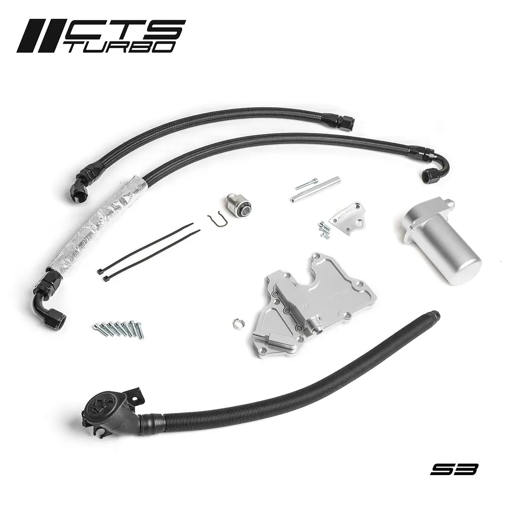 CTS Turbo MK7 Golf R / 8V S3 Catch Can Kit - IMPORTACION RAPIDA 2