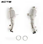 CTS Turbo HIGH-FLOW cat set for Mercedes Benz C43 C400 C450 E43 E400 E450 with M276 engine - IMPORTACION RAPIDA - Miniatura 1