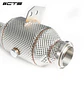 CTS Turbo HIGH-FLOW cat set for Mercedes Benz C43 C400 C450 E43 E400 E450 with M276 engine - IMPORTACION RAPIDA - Miniatura 2