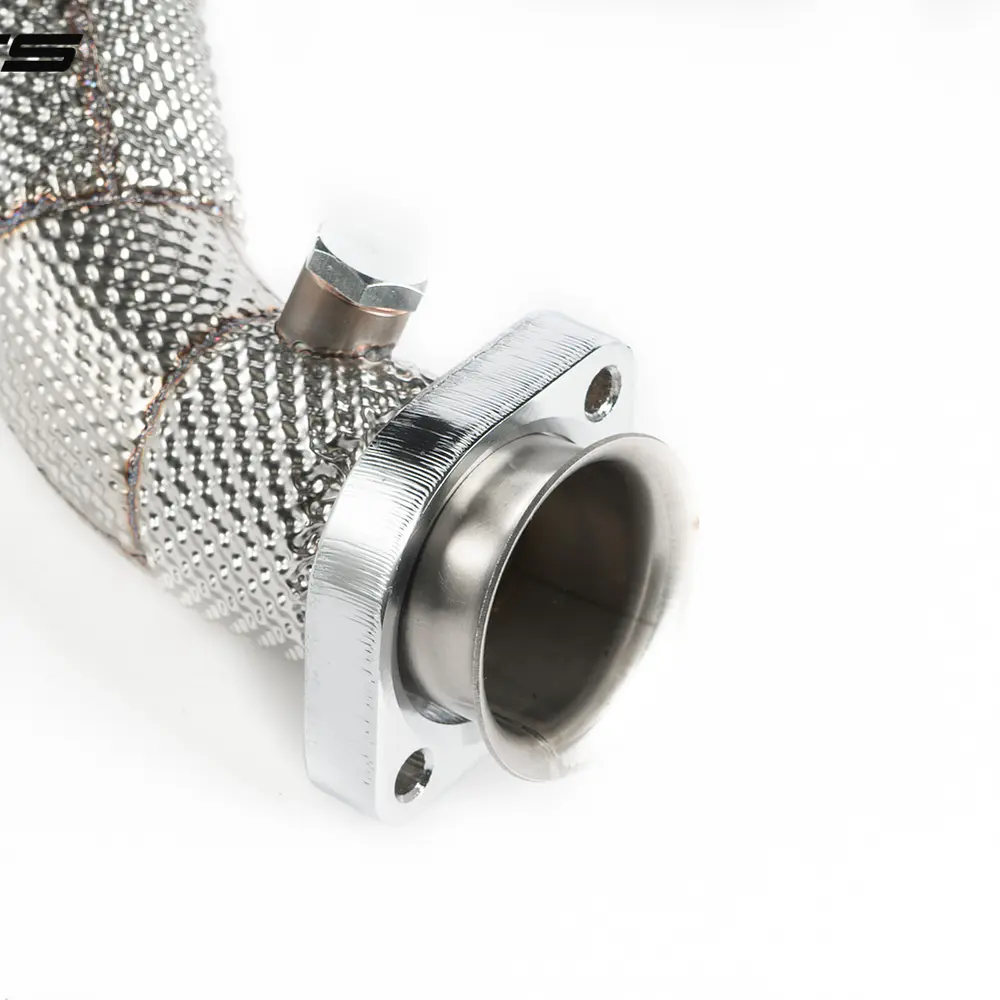 CTS Turbo HIGH-FLOW cat set for Mercedes Benz C43 C400 C450 E43 E400 E450 with M276 engine - IMPORTACION RAPIDA 4