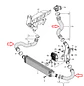 B8 A4/A5 2.0T Silicone Intercooler Hose kit - IMPORTACION RAPIDA - Miniatura 2