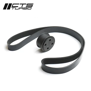 CTS Turbo B8.5 S4, S5, Q5, SQ5; C7.5 A6, A7, A8, Q7 with 3.0T (Gen2) Engine Supercharger Pulley – BOLT ON STYLE (CREC engine code) - IMPORTACION RAPIDA