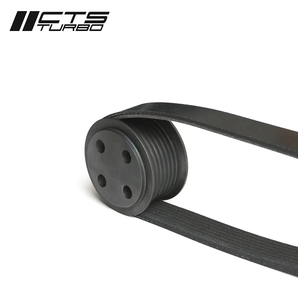 CTS Turbo B8.5 S4, S5, Q5, SQ5; C7.5 A6, A7, A8, Q7 with 3.0T (Gen2) Engine Supercharger Pulley – BOLT ON STYLE (CREC engine code) - IMPORTACION RAPIDA 2