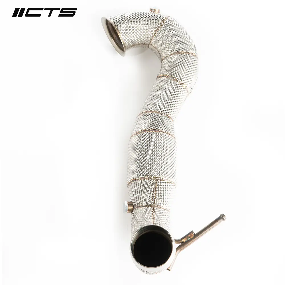 CTS Turbo 3.5″ Downpipe High-Flow CAT for Mercedes-Benz M133 A45/CLA45/GLA45 AMG - IMPORTACION RAPIDA 1